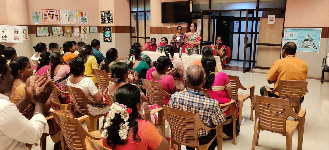 Felicitation of cleaning/sanitation staff