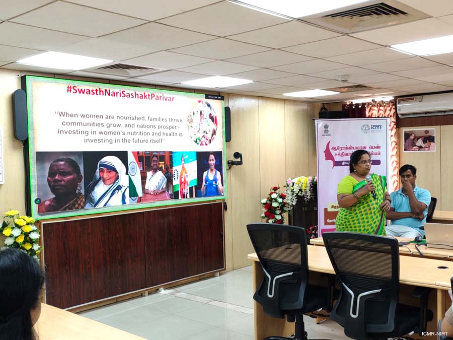 Swasth Nari Sashakt Parivar Abhiyaan at ICMR-NIRT -2025