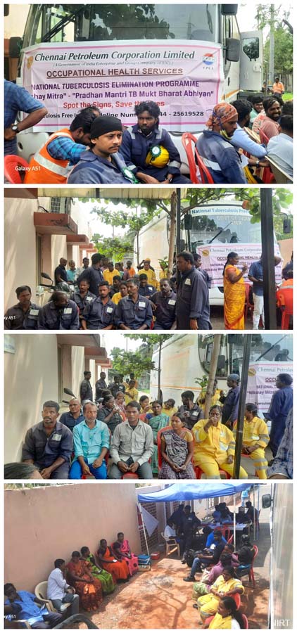 TB Screening Camp at Chennai Petroleum Corporation Limited, Chennai