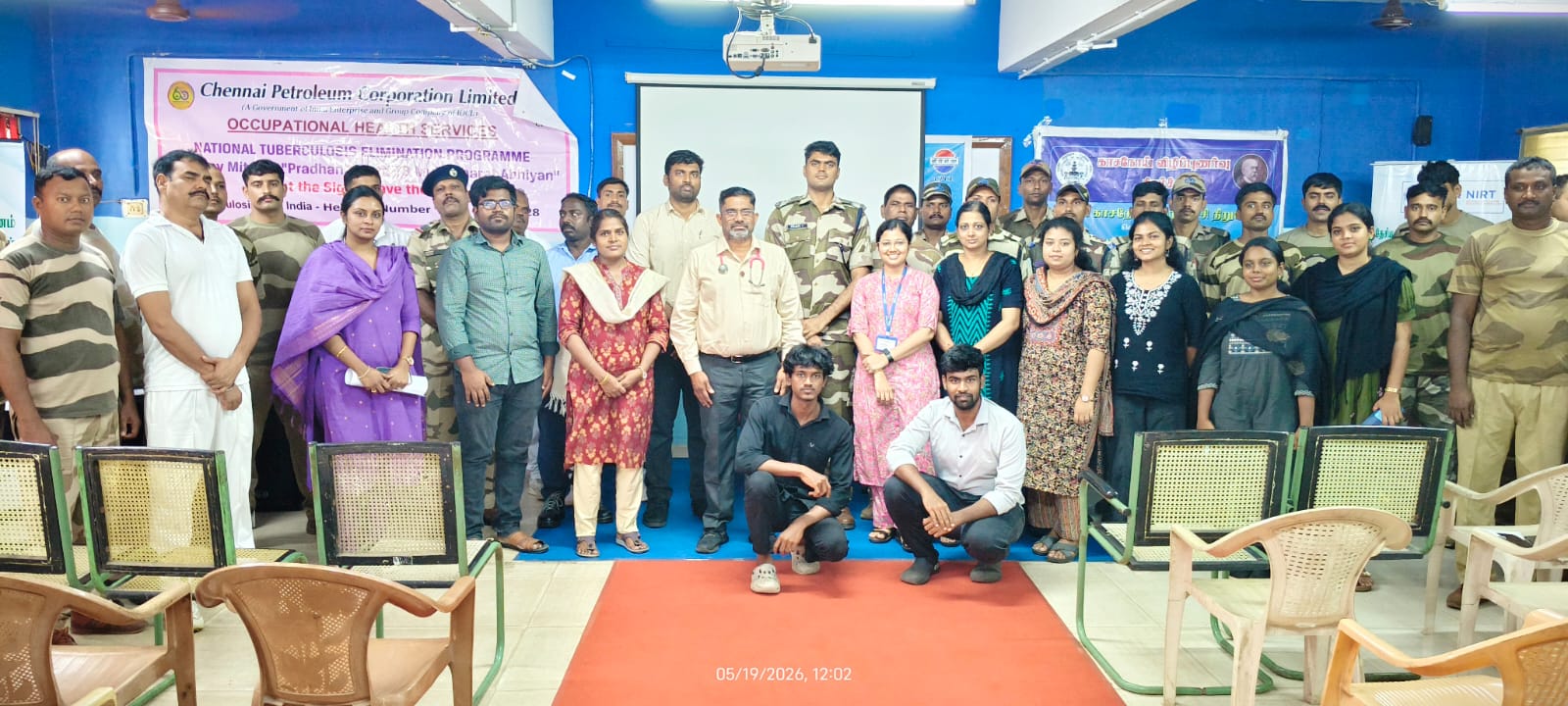 ICMR-NIRT Conducts TB Awareness Programme for CISF Personnel at CPCL, Manali