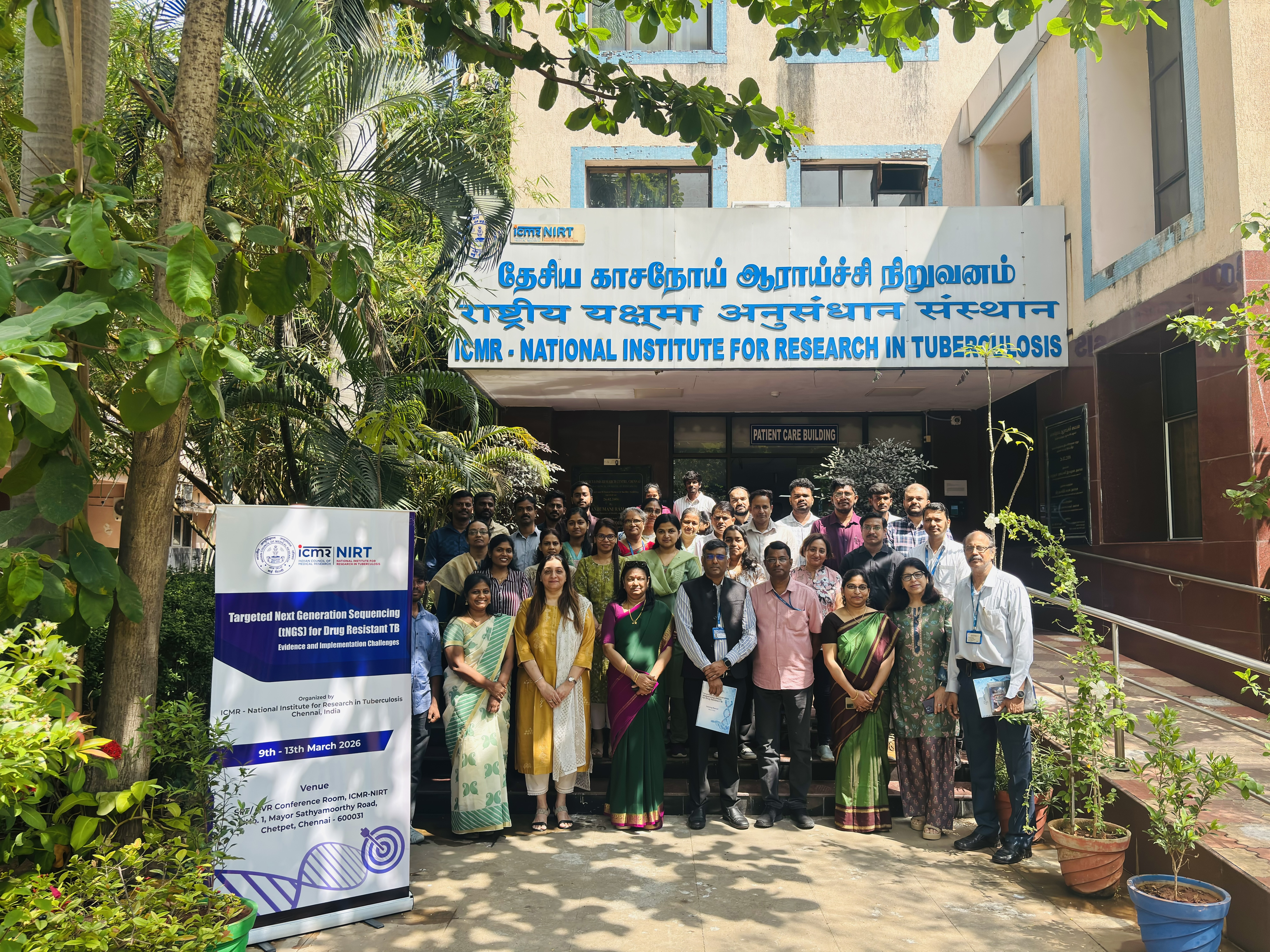 Advancing TB Diagnostics: ICMR-NIRT Hosts National Workshop on tNGS for Drug-Resistant TB 9-13 March 2026