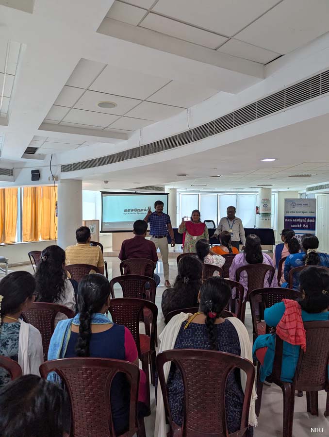 Awareness program on tuberculosis and lung health at Food Corporation of India, Chennai