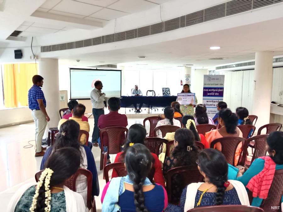 Awareness program on tuberculosis and lung health at Food Corporation of India, Chennai
